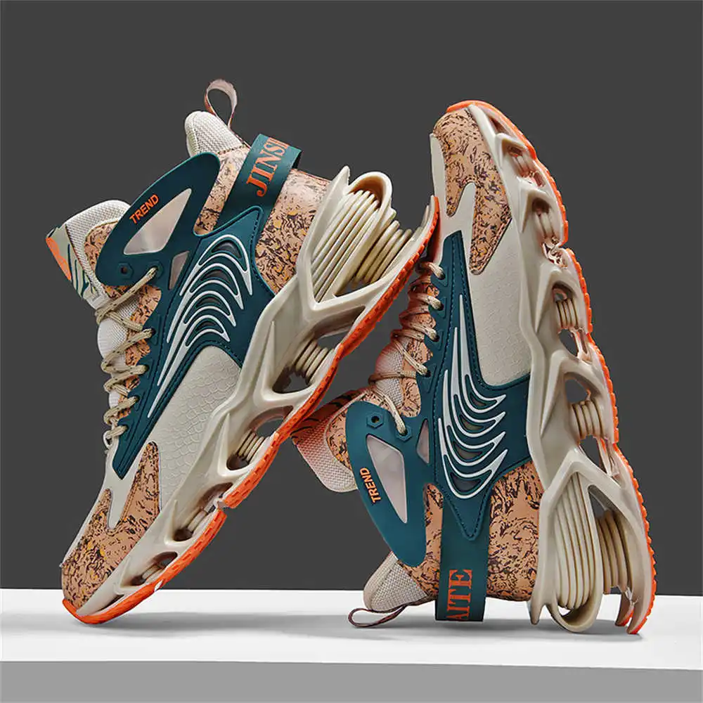 Badminton Youth - Rutschfeste Mid-Kind-Laufschuhe, lässige blaue Schuhe für