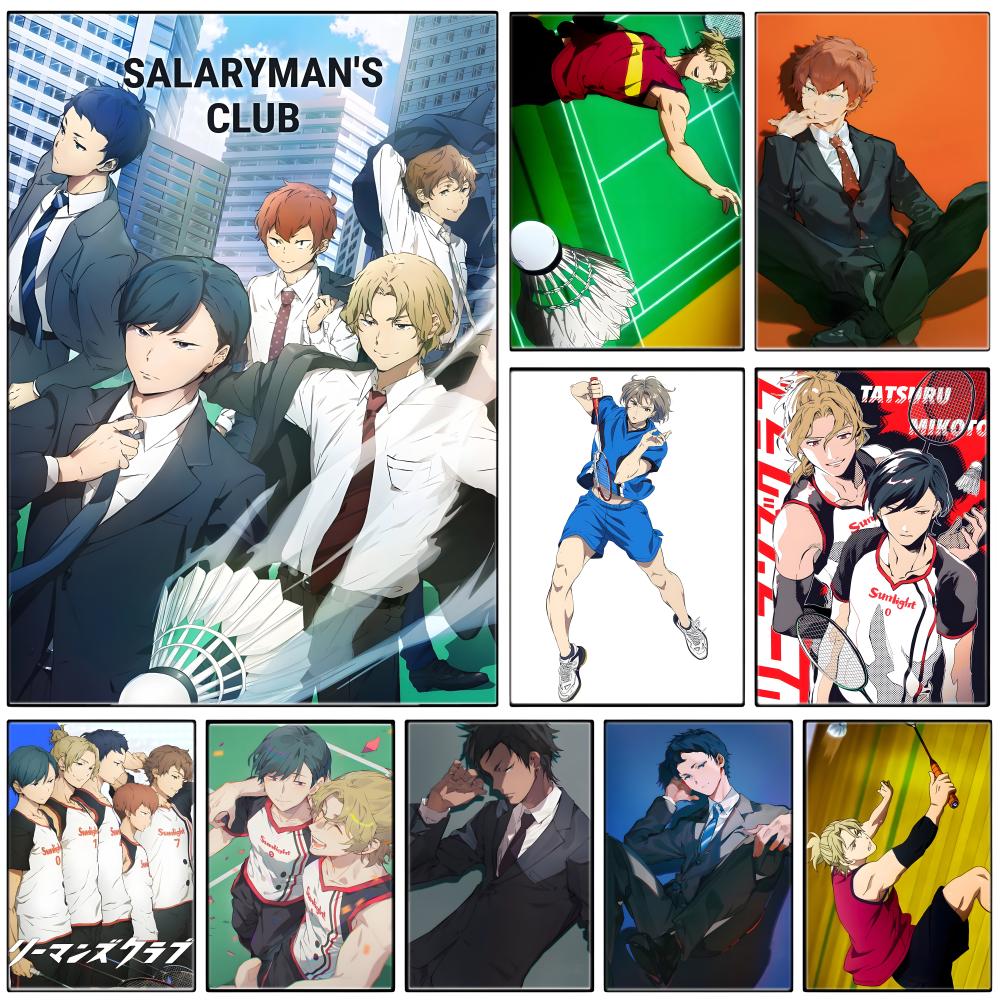 Badminton House - Sport Anime S-Salarymans B-Badminton Club Poster,