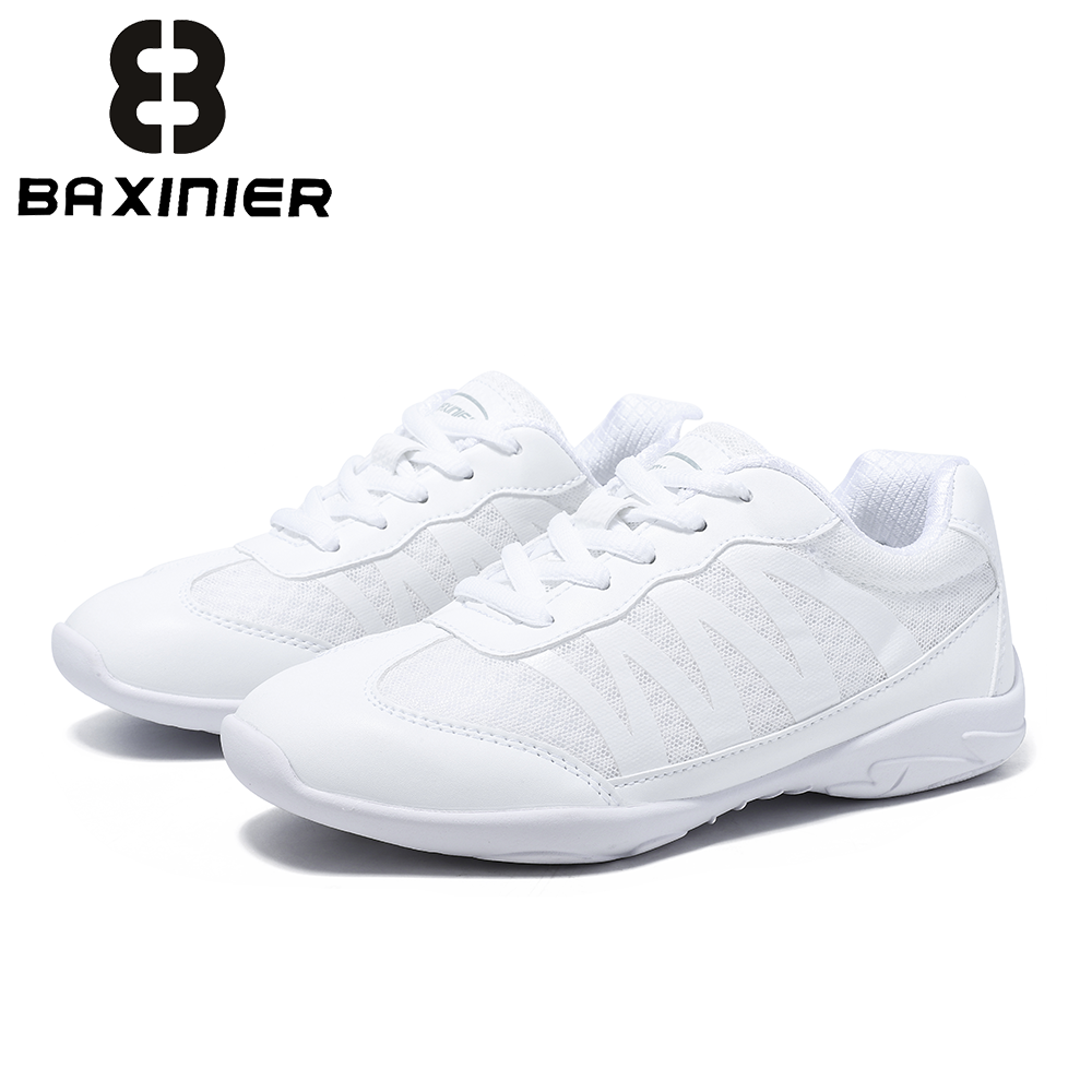 Badminton Youth - BAXINIER Mädchen Weiße Cheer-Sportschuhe Leichte Jugend-Tanz-Tennis-Trainings-Performance-Sneaker