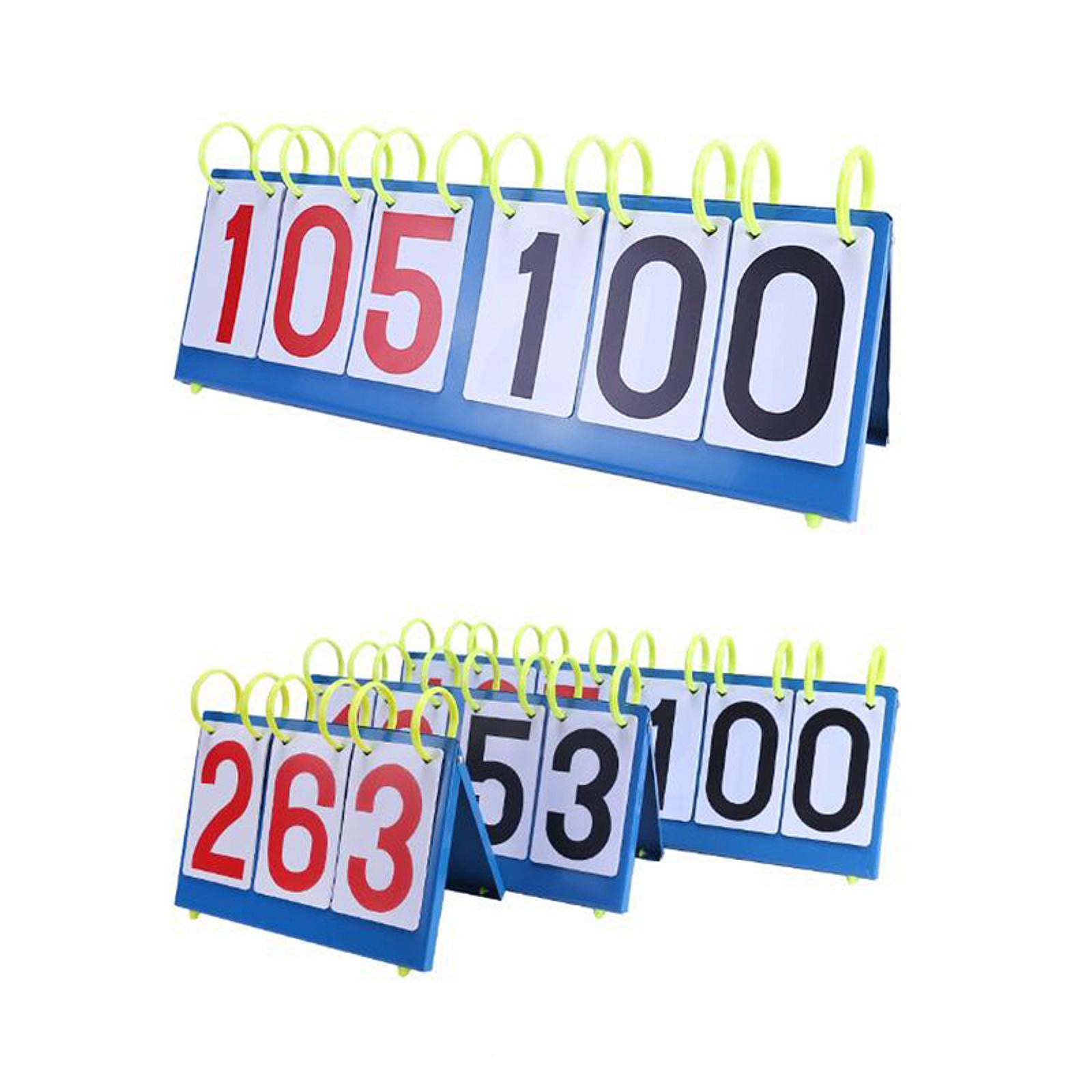 Badminton Score - Fußball-Auswechseltafel Flip-Scoreboard Multifunktionale Tisch-Anzeigetafel für Fußball