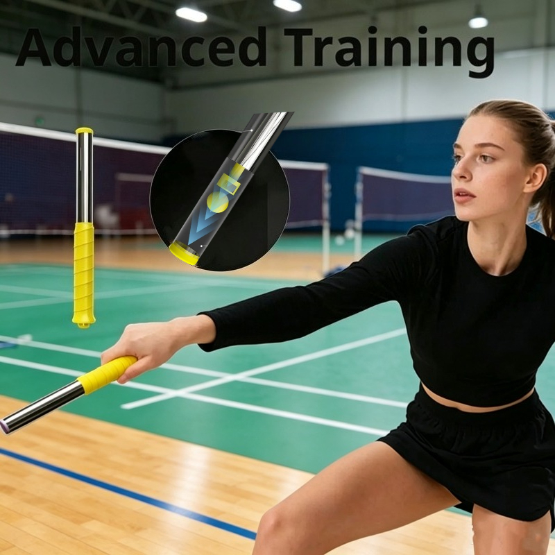 Badminton Forehand - 1 Stück gelbes Badminton-Schlagtrainer-Korrekturwerkzeug für Vorhand-