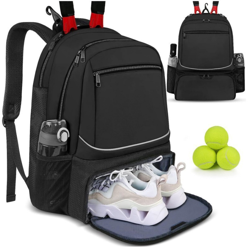 Badminton Game - Tennis-Rucksack mit großer Kapazität, Sportschläger-Packung für