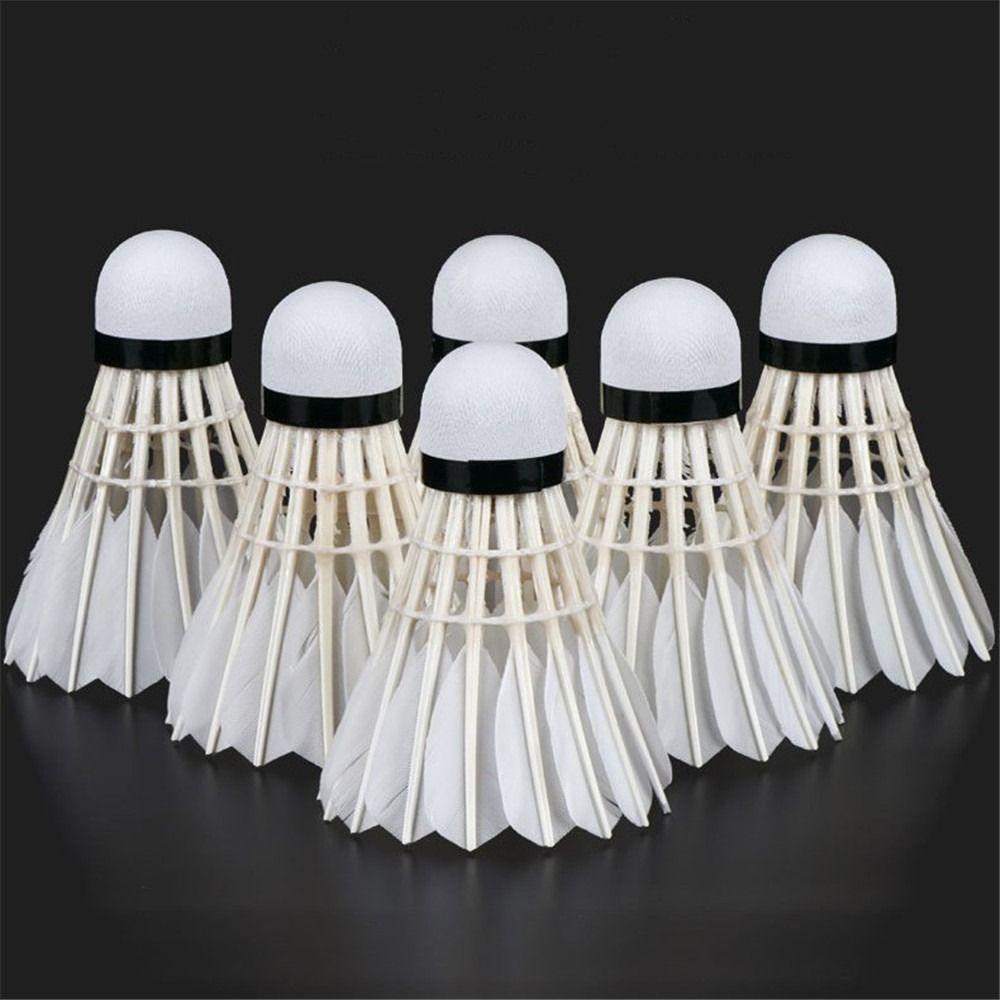 Badminton House - 3/6/12Pcs Neue Weiß Badminton Federball Professionelle