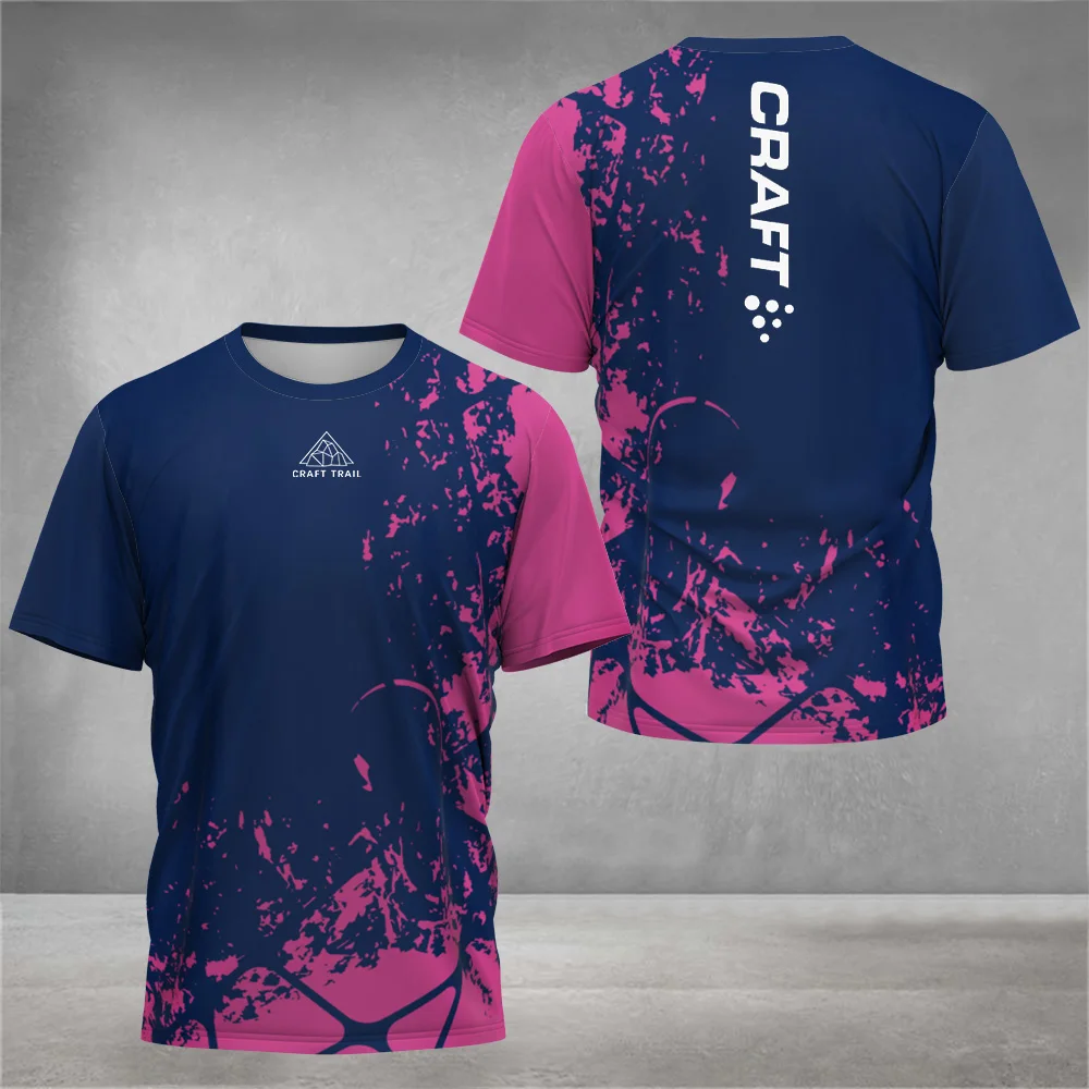 Badminton Asia - Modisches Batik-bedrucktes T-Shirt mit Rundhalsausschnitt für