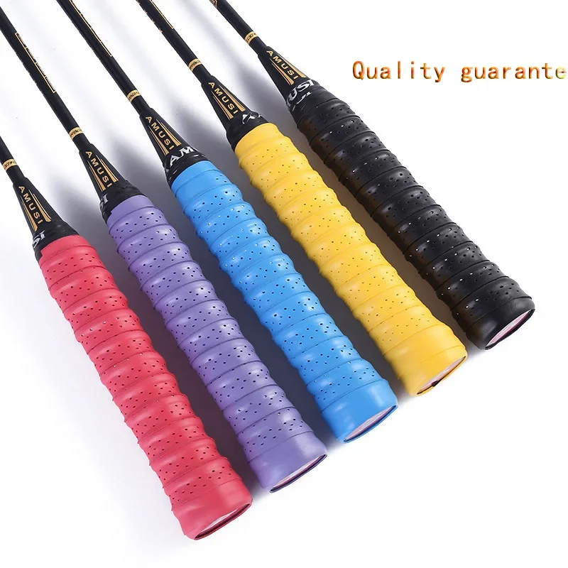 Badminton Grip - 1/4 Stück 6 Farben Marken-Antirutsch-Schlägergriffband Badminton