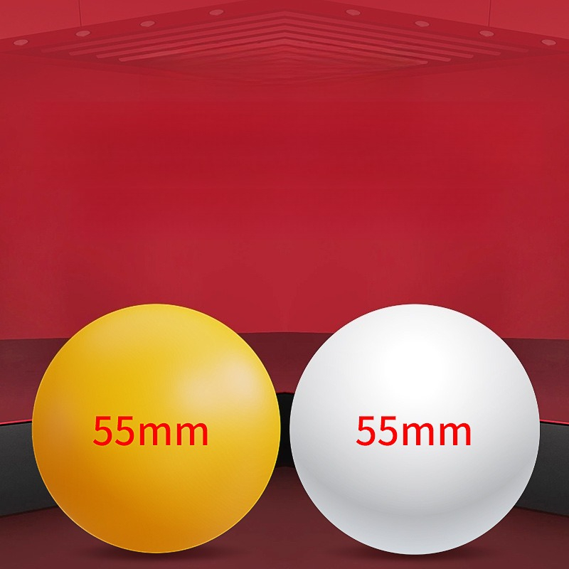 Badminton House - 55-mm-Tischtennisball für das Heimtraining, verschleißfest und