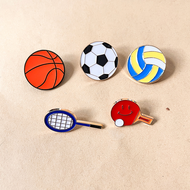 Cartoon Sport Ball Broschen Se – Badminton Icon Bewertung und Preis
