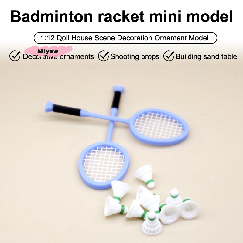1 paar Miniatur Badminton Schl – Badminton House Bewertung und Preis