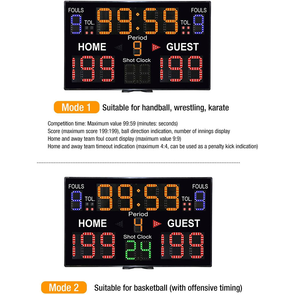 Digitale Anzeigetafel zum Aufh – Badminton Score Bewertung und Preis