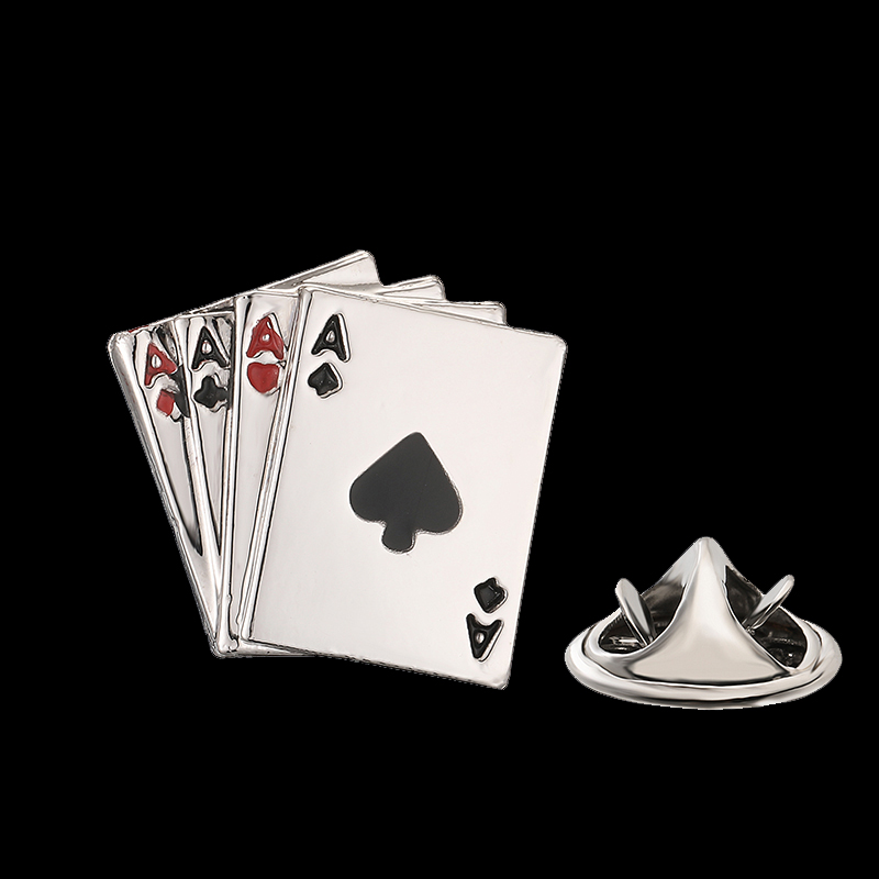 Herren Brosche Sport Poker Wür – Badminton Icon Bewertung und Preis