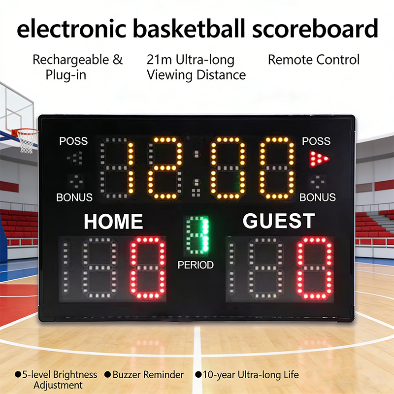 Tragbarer Wiederaufladbarer El – Badminton Score Bewertung und Preis