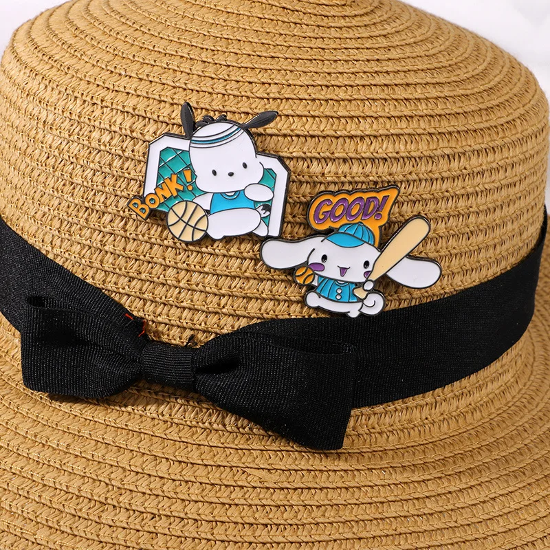 Cartoon Sanrio Metallabzeichen – Badminton Icon Bewertung und Preis